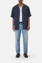 CLOSED Men's Short Sleeve Shirt - Magma Black Men's Tops - Sloane Boutique