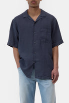 CLOSED Men's Short Sleeve Shirt - Magma Black Men's Tops - Sloane Boutique