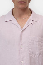 CLOSED Men's Short Sleeve Shirt - Pink Quartz Men's Tops - Sloane Boutique