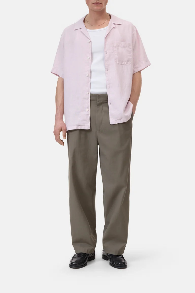 CLOSED Men's Short Sleeve Shirt - Pink Quartz Men's Tops - Sloane Boutique