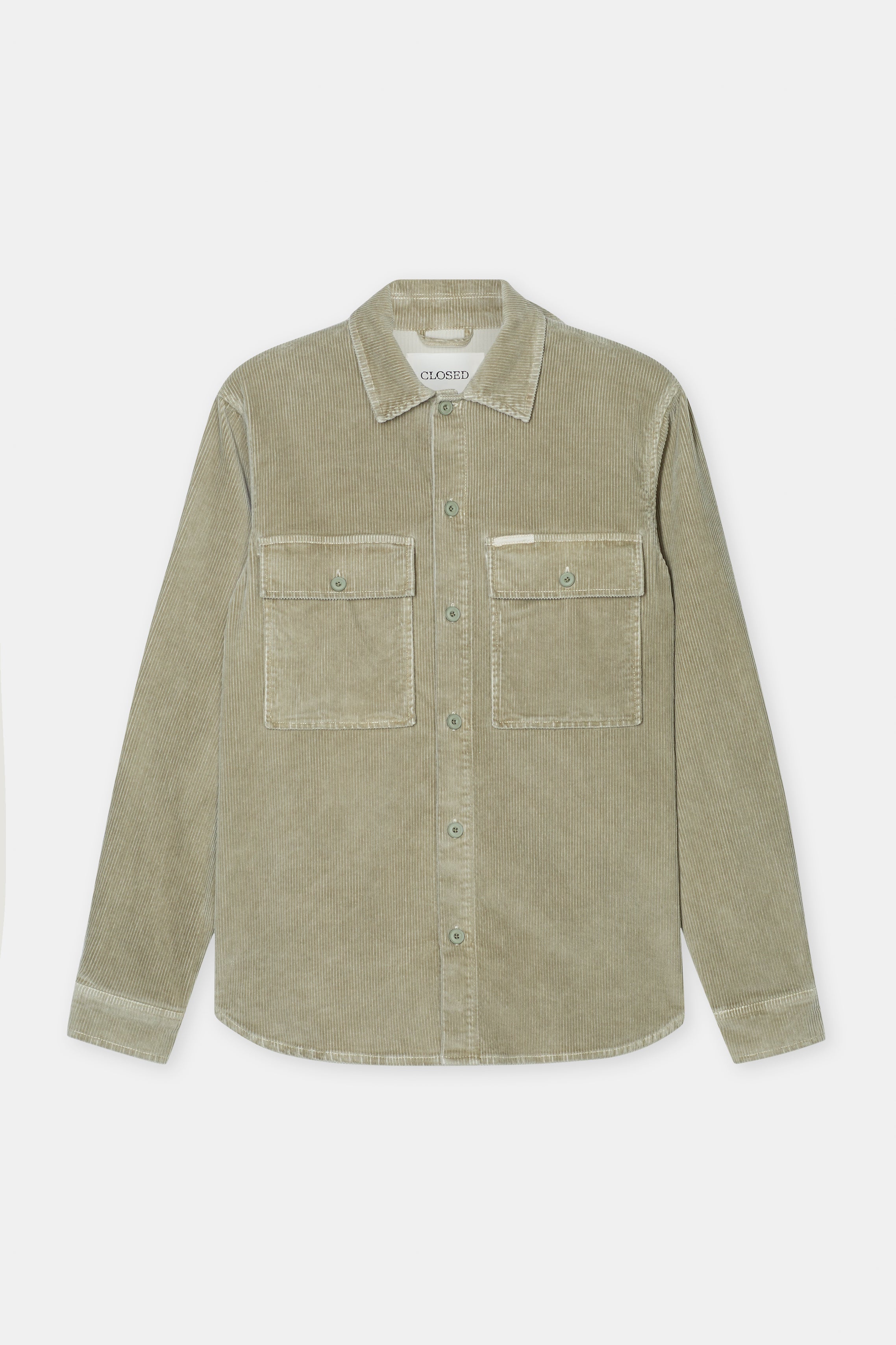 CLOSED Men's Utility Shirt - Lichen Green Men's Tops - Sloane Boutique