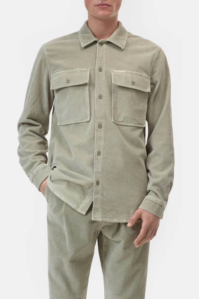 CLOSED Men's Utility Shirt - Lichen Green Men's Tops - Sloane Boutique
