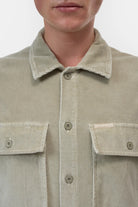 CLOSED Men's Utility Shirt - Lichen Green Men's Tops - Sloane Boutique