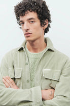 CLOSED Men's Utility Shirt - Lichen Green Men's Tops - Sloane Boutique