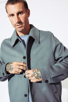 CLOSED Men's Varsity Blouson - Washed Stone Outerwear - Sloane Boutique