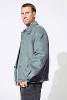 CLOSED Men's Varsity Blouson - Washed Stone Outerwear - Sloane Boutique