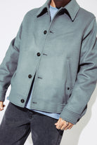 CLOSED Men's Varsity Blouson - Washed Stone Outerwear - Sloane Boutique