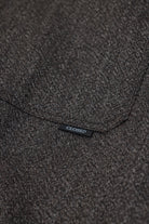 Closed Men's Wool Shirt - Espresso Brown Men's Tops - Sloane Boutique