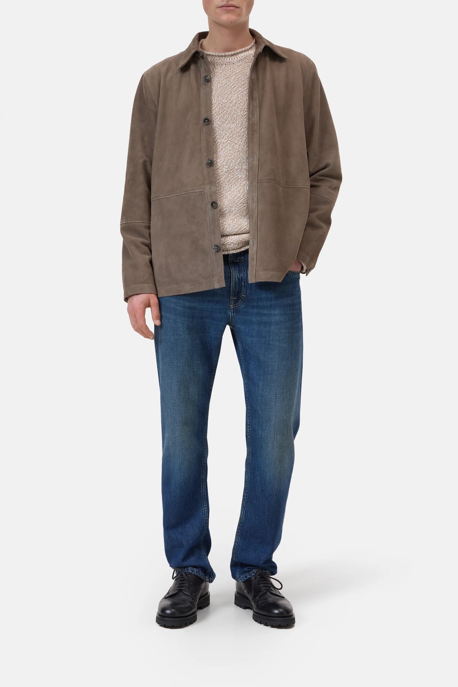 CLOSED Men's Worker Jacket - Strato Grey Outerwear - Sloane Boutique