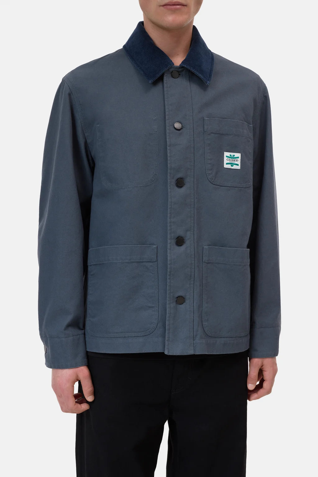 CLOSED Men's Worker Jacket - Strato Grey Outerwear - Sloane Boutique