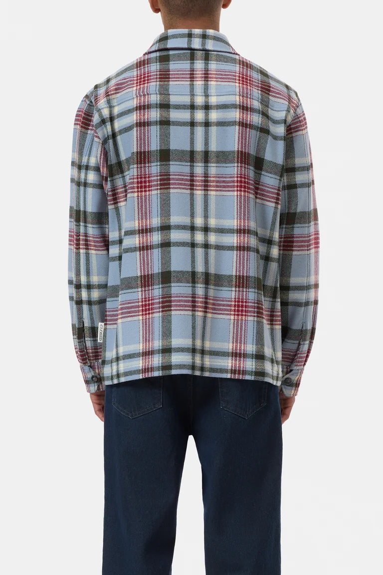 CLOSED Men's Zipped Shirt - Nordic Blue sale tops - Sloane Boutique