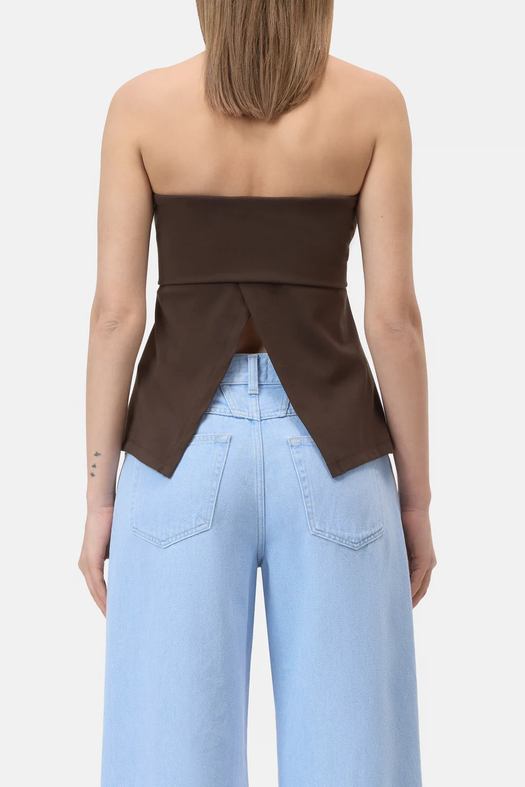 CLOSED Peplon Top - Maple Brown Women's Tops - Sloane Boutique