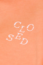 Closed Printed Sweatshirt - Pumpkin Orange sale tops - Sloane Boutique
