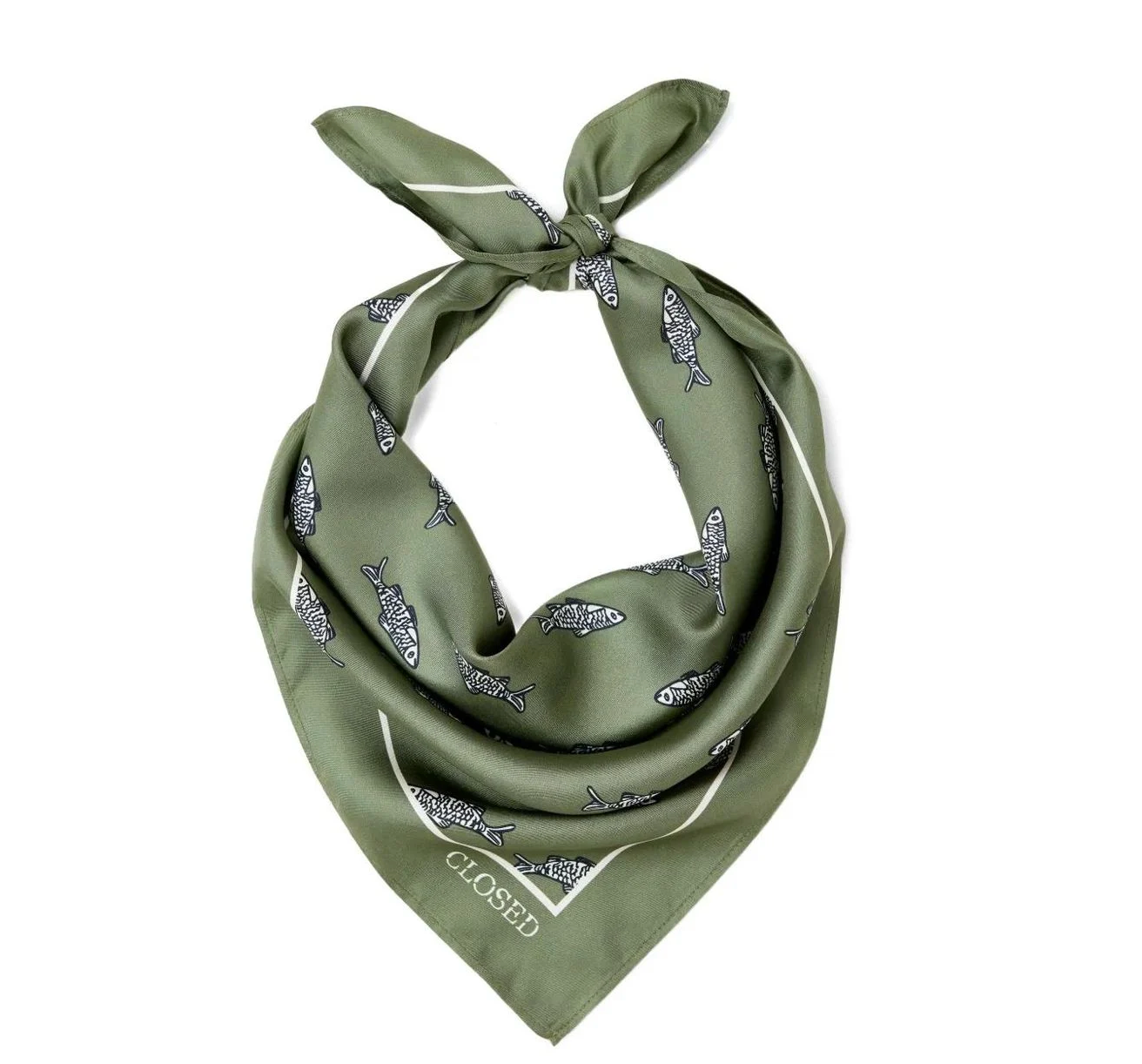 CLOSED Scarf - Hunter Green Accessories - Sloane Boutique