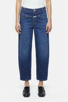 CLOSED Stover-X Relaxed Denim - Dark Blue Women's Bottoms - Sloane Boutique