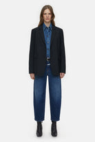 CLOSED Stover-X Relaxed Denim - Dark Blue Women's Bottoms - Sloane Boutique