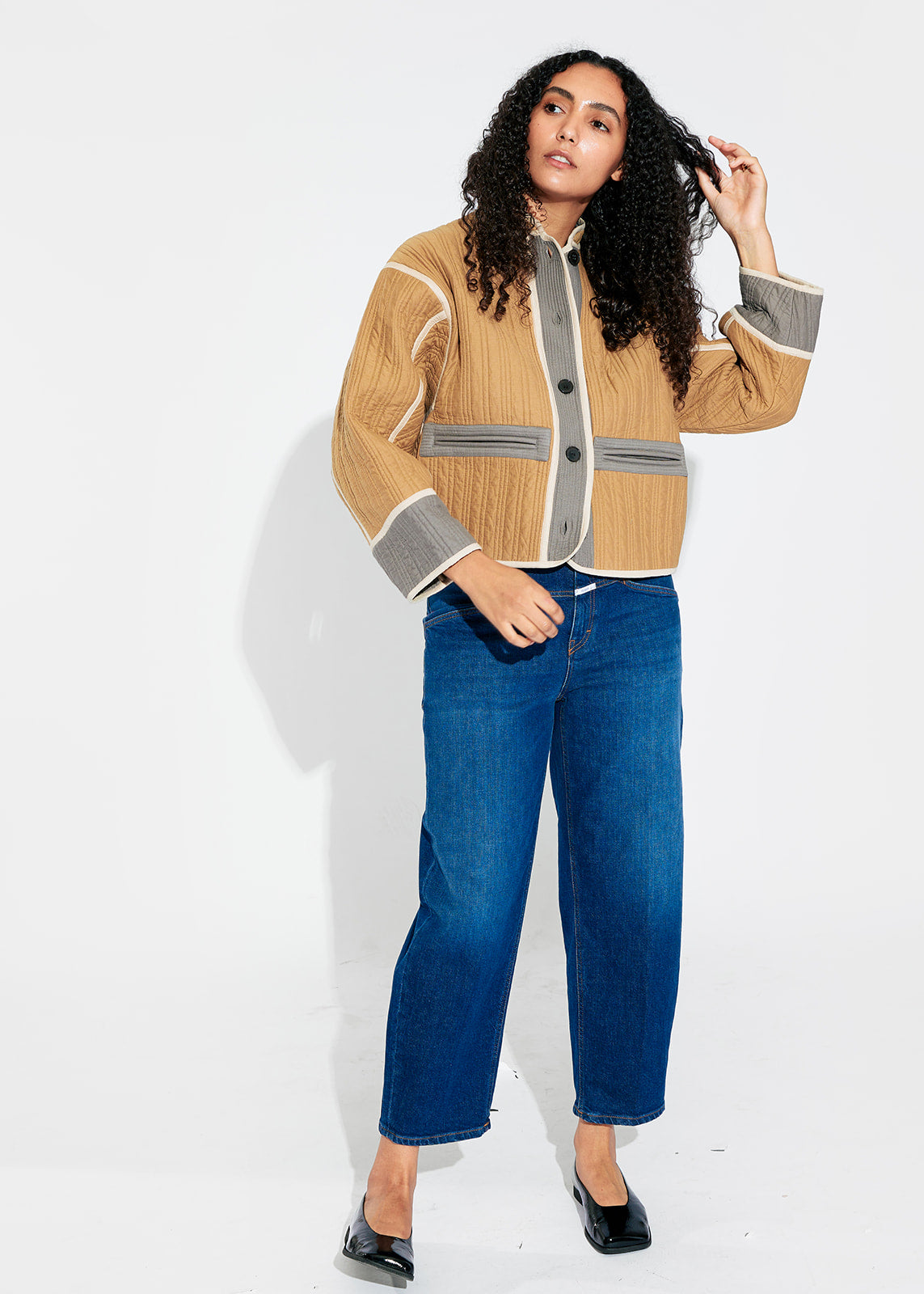 CLOSED Stover-X Relaxed Denim - Dark Blue Women's Bottoms - Sloane Boutique