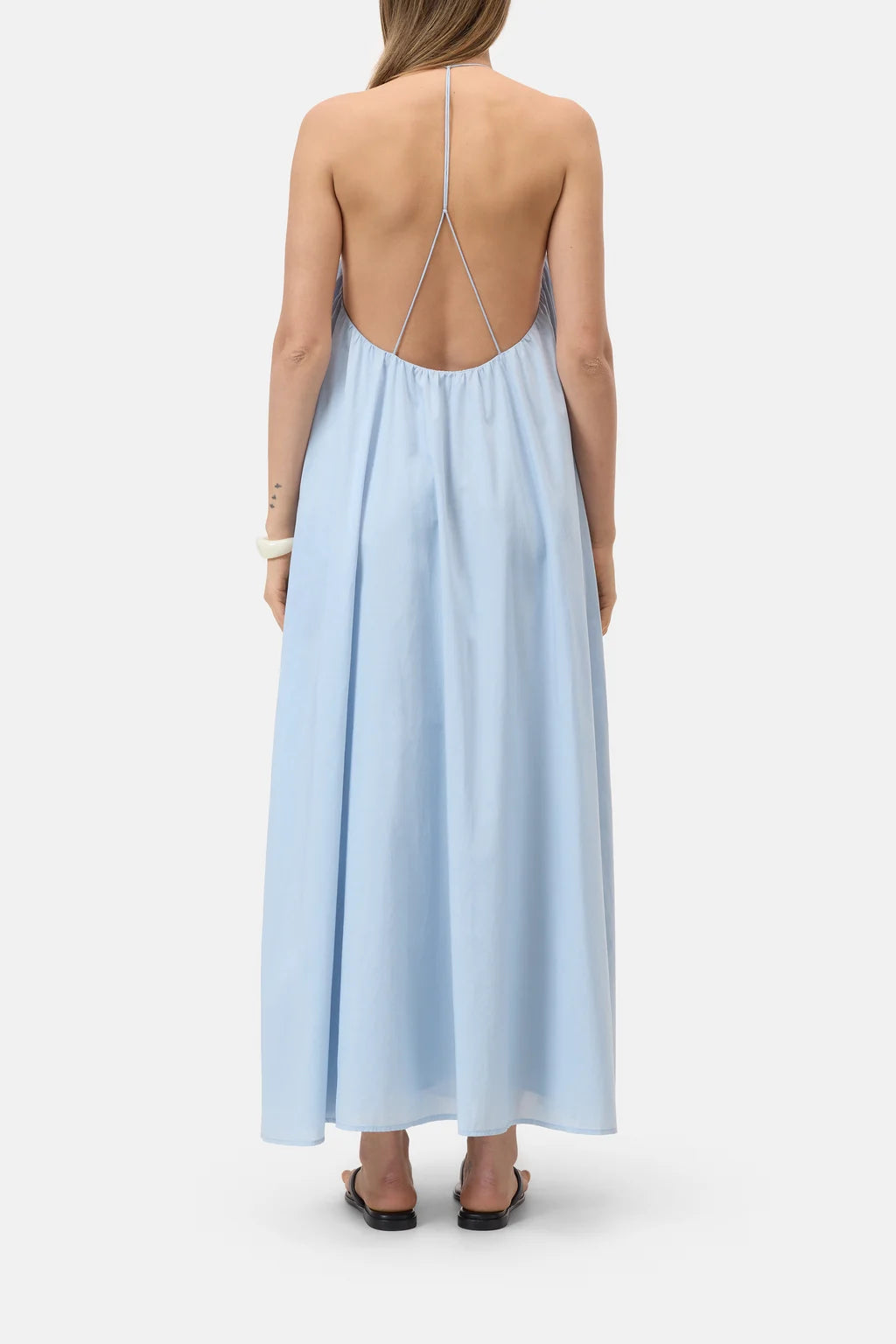 CLOSED Strap Sundress - Dove Blue Dresses - Sloane Boutique