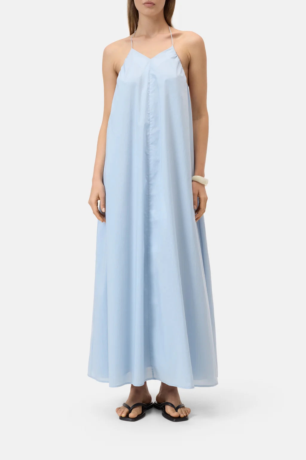 CLOSED Strap Sundress - Dove Blue Dresses - Sloane Boutique