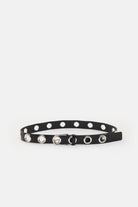 Closed Studded Belt - Black Accessories - Sloane Boutique