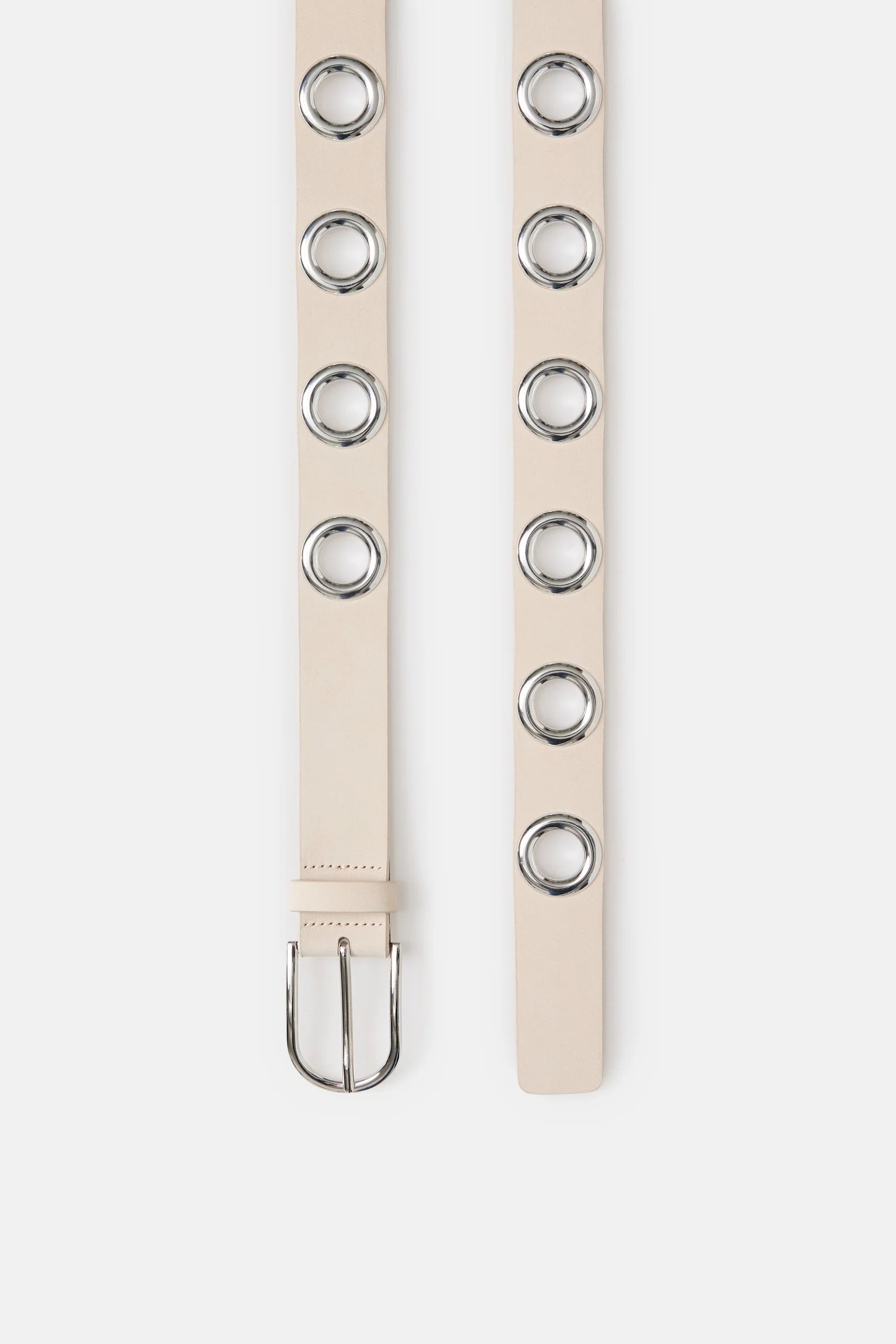 Closed Studded Belt - Dune Beige Accessories - Sloane Boutique