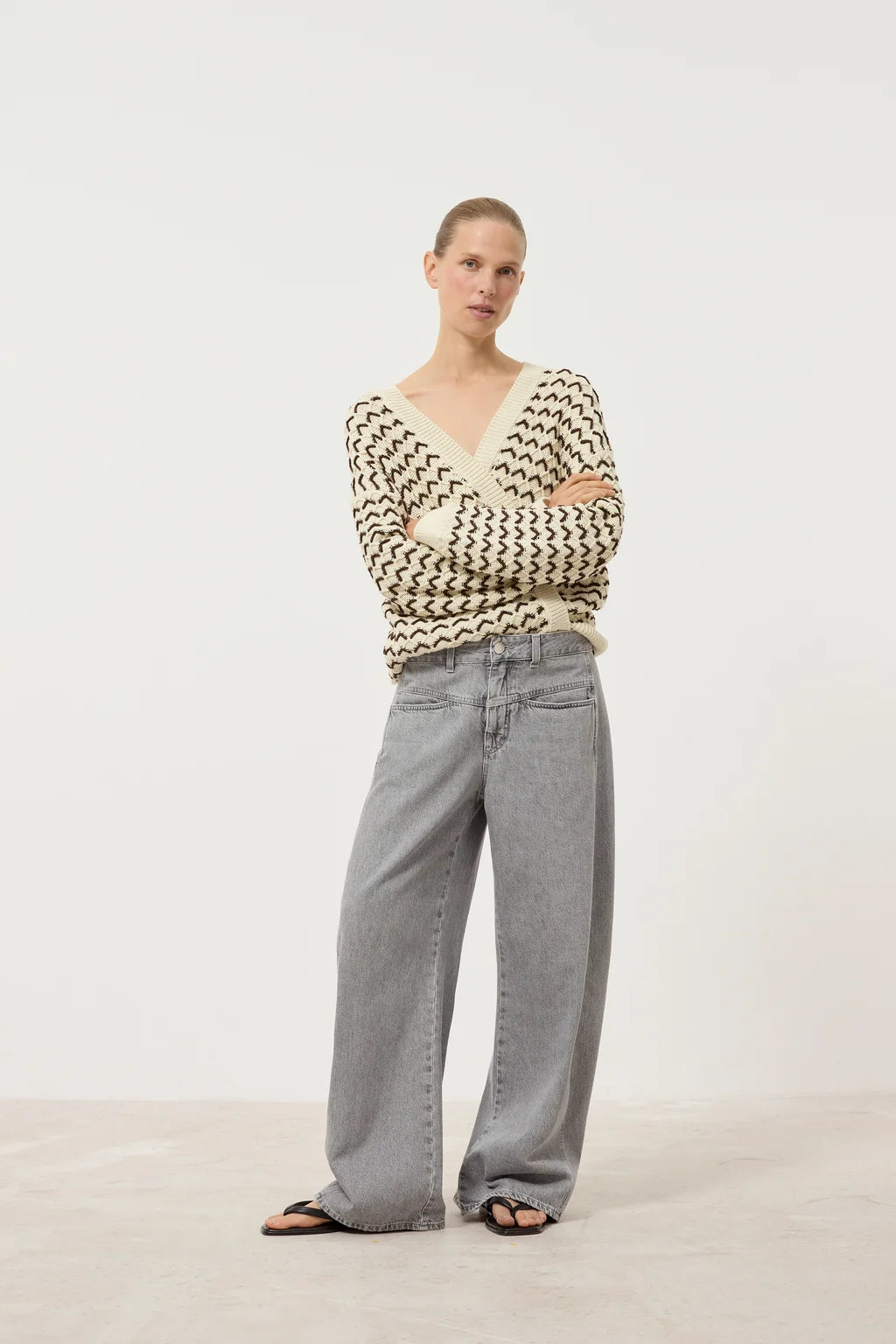 CLOSED Tori-X Barrel Jeans - Mid Grey Women's Bottoms - Sloane Boutique