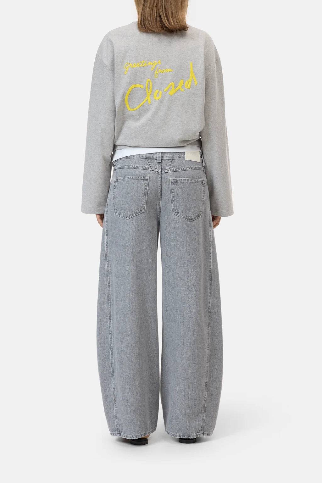 CLOSED Tori-X Barrel Jeans - Mid Grey Women's Bottoms - Sloane Boutique