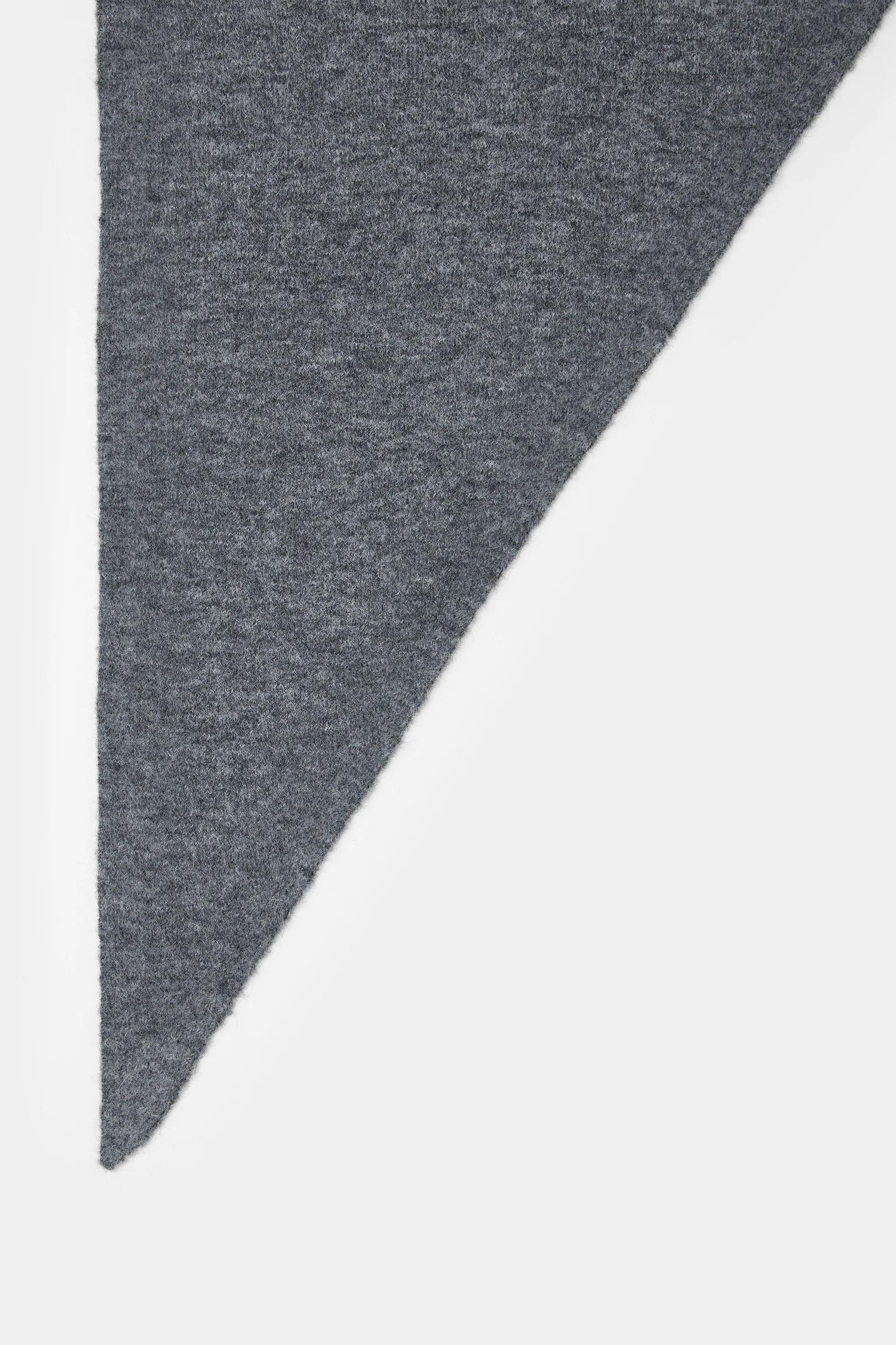 Closed Triangle Scarf - Dark Grey Melange Accessories - Sloane Boutique