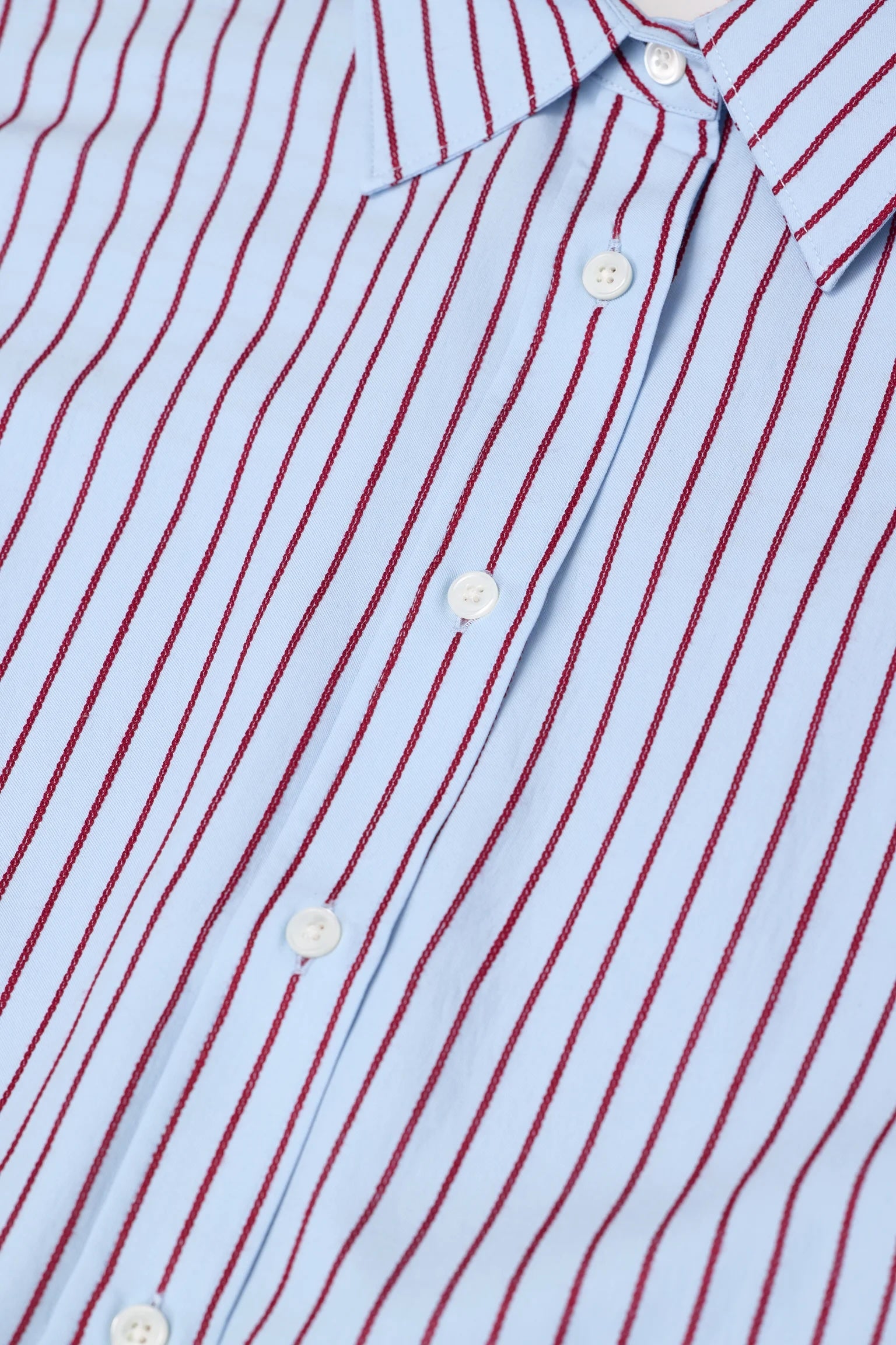 CLOSED Turn-Up Shirt - Dove Blue Women's Tops - Sloane Boutique