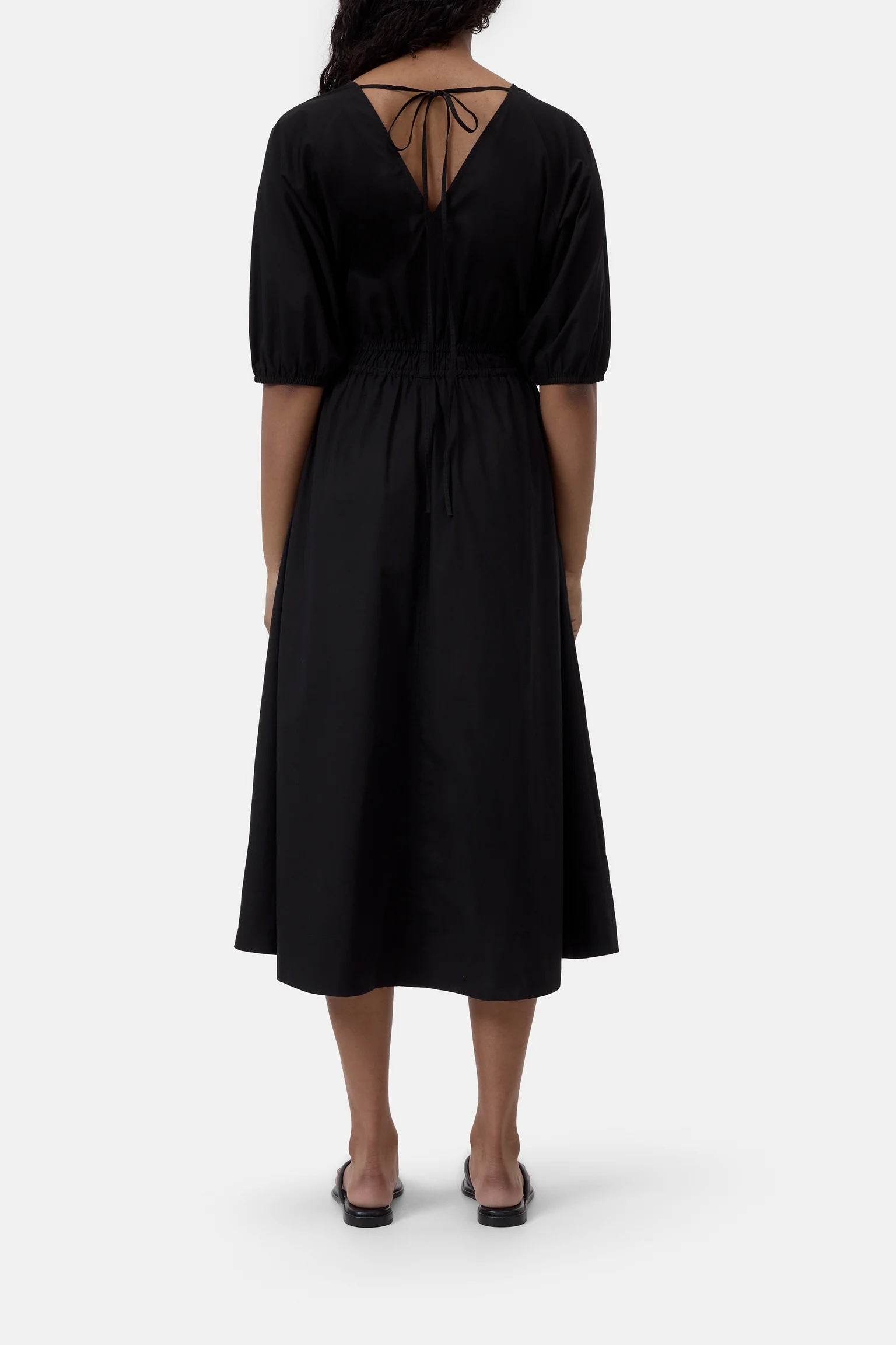 CLOSED V-Neck Dress - Black Dresses - Sloane Boutique