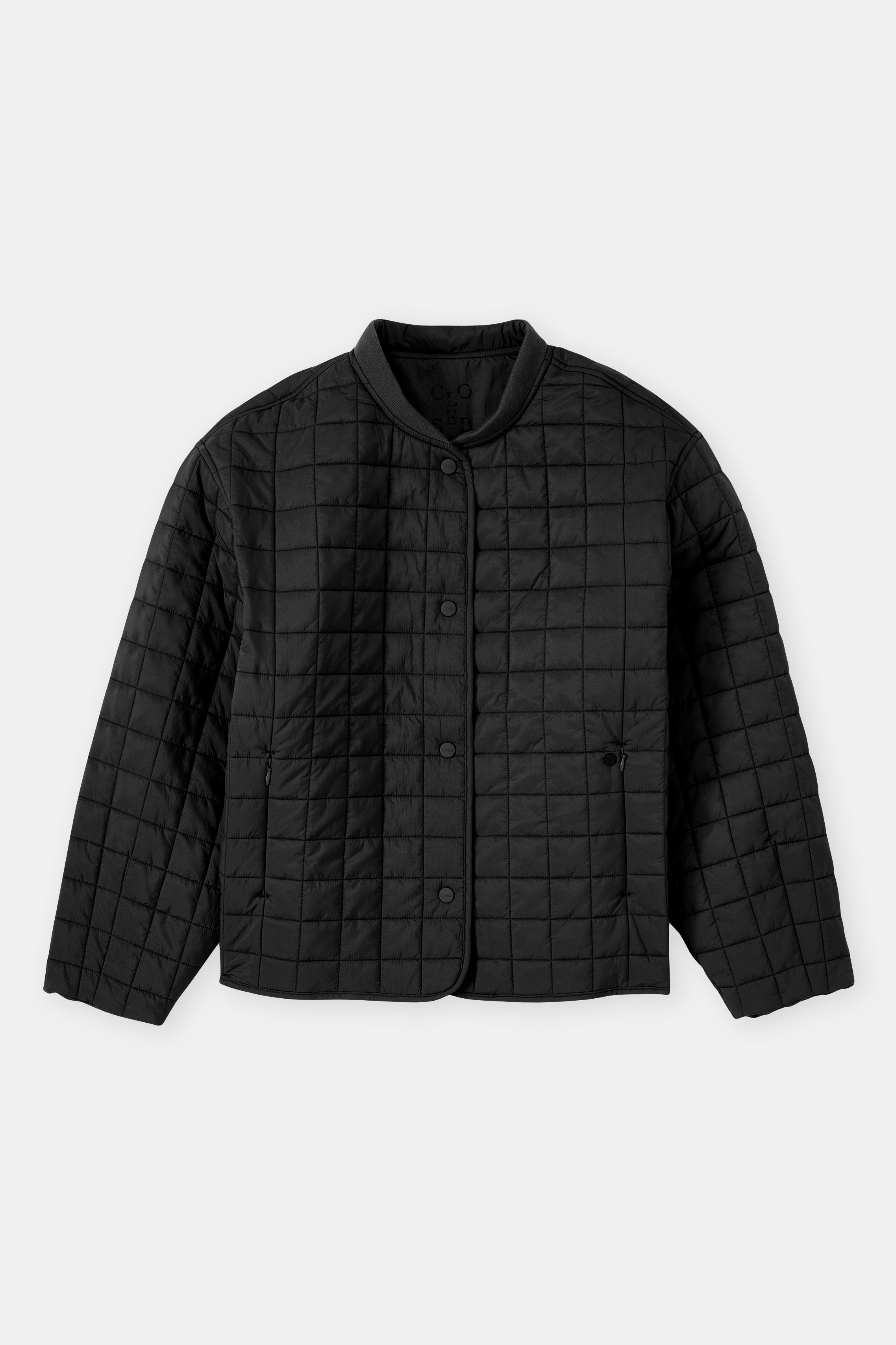 Closed Women's Quilted Jacket - Pini Green Outerwear - Sloane Boutique