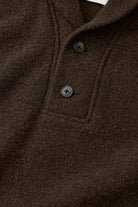 Closed Wool Fleece Sweatshirt - Espresso Brown Men's Tops - Sloane Boutique