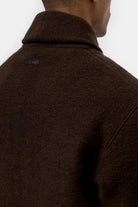 Closed Wool Fleece Sweatshirt - Espresso Brown Men's Tops - Sloane Boutique