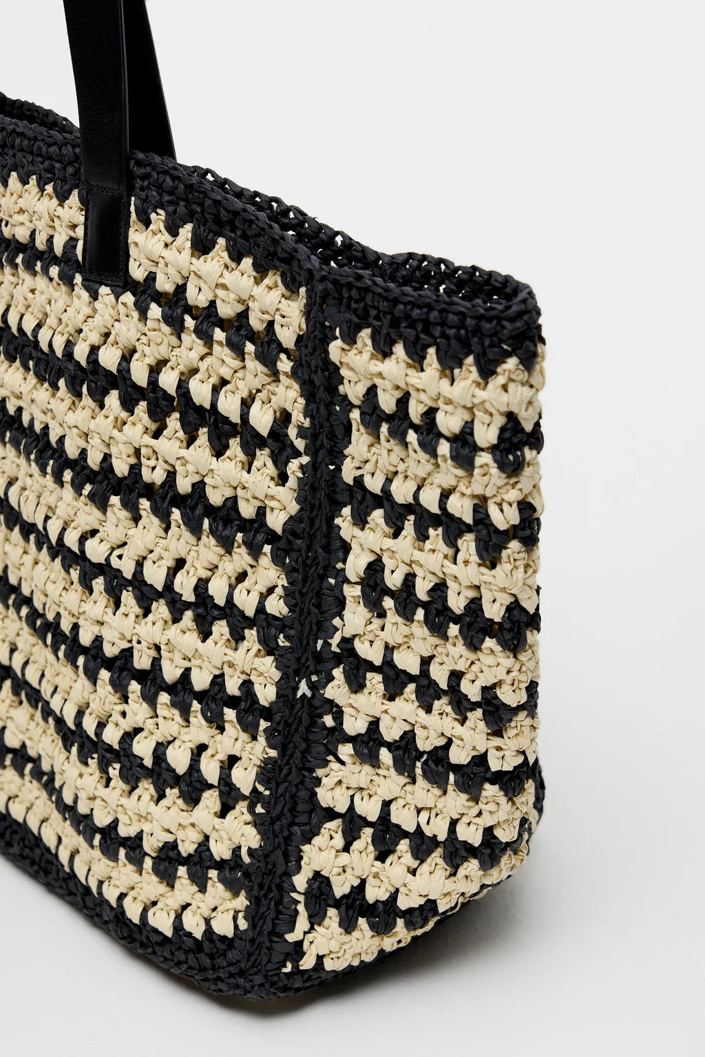 CLOSED Woven Bag - Black Handbags - Sloane Boutique