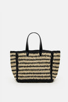 CLOSED Woven Bag - Black Handbags - Sloane Boutique