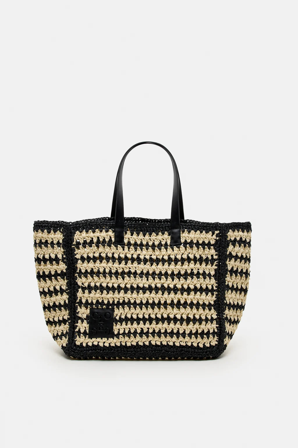 CLOSED Woven Bag - Black Handbags - Sloane Boutique