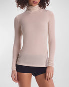 Commando Butter + Cashmere Layering Turtleneck - Cream Women's Tops - Sloane Boutique
