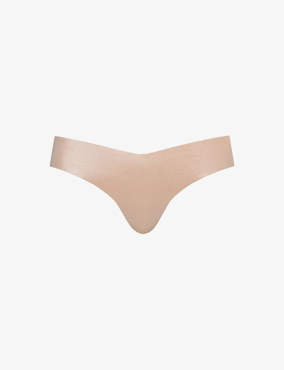 Commando Classic Print Thong - Champagne Shimmer Intimates - Sloane Boutique