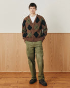 Corridor Argyle Cardigan - Brown Men's Tops - Sloane Boutique