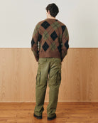 Corridor Argyle Cardigan - Brown Men's Tops - Sloane Boutique