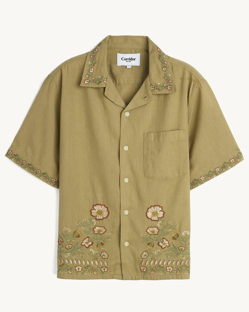 Corridor Augusta Short Sleeve - Olive Men's Tops - Sloane Boutique