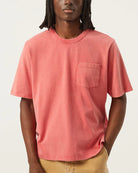 Corridor Garment Dye Tee - Red Men's Tops - Sloane Boutique