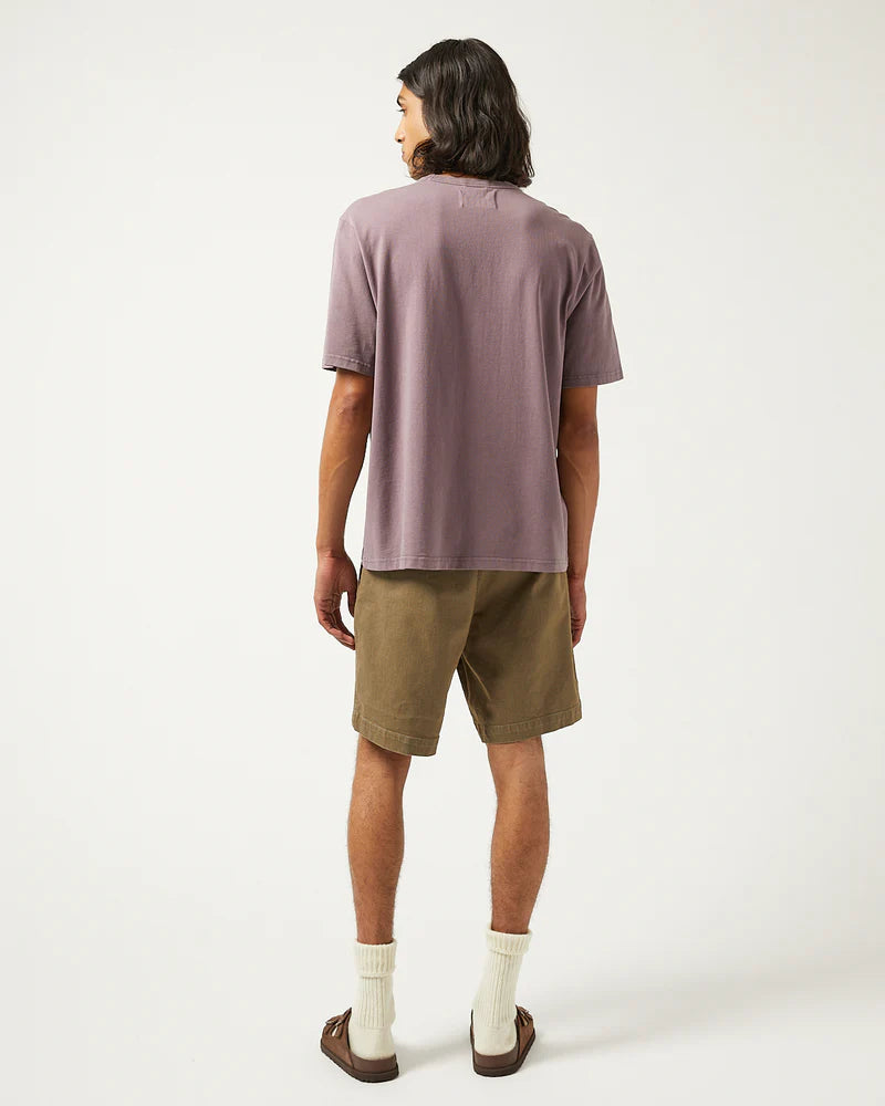 Corridor Garment Dye Tee - Violet Men's Tops - Sloane Boutique