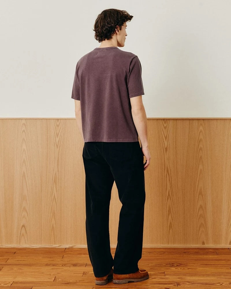 Corridor Garment Dyed Tee - Wine Men's Tops - Sloane Boutique
