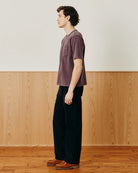 Corridor Garment Dyed Tee - Wine Men's Tops - Sloane Boutique