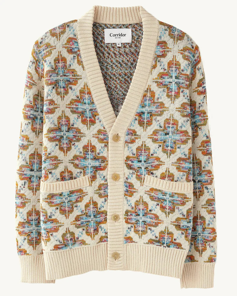 Corridor Mariposa Cardigan - Natural Men's Tops - Sloane Boutique
