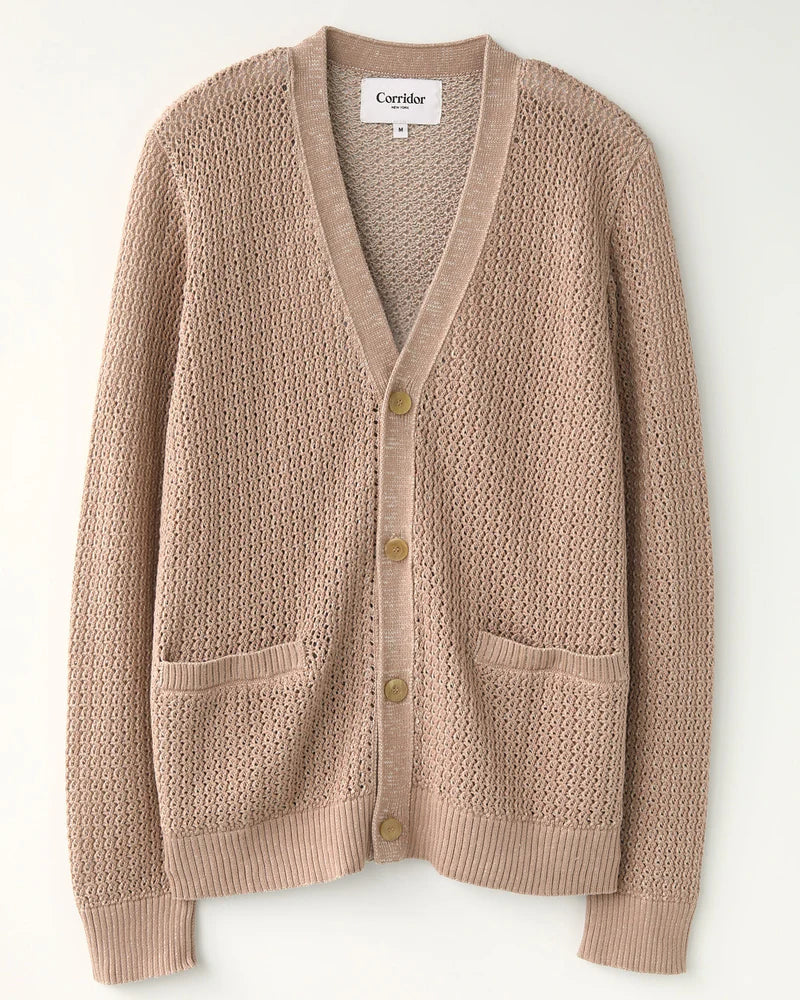 Corridor Marled Cardigan - Natural sale tops - Sloane Boutique