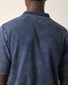 Corridor Men’s Rice Stitch Polo - Midnight Men's Tops - Sloane Boutique