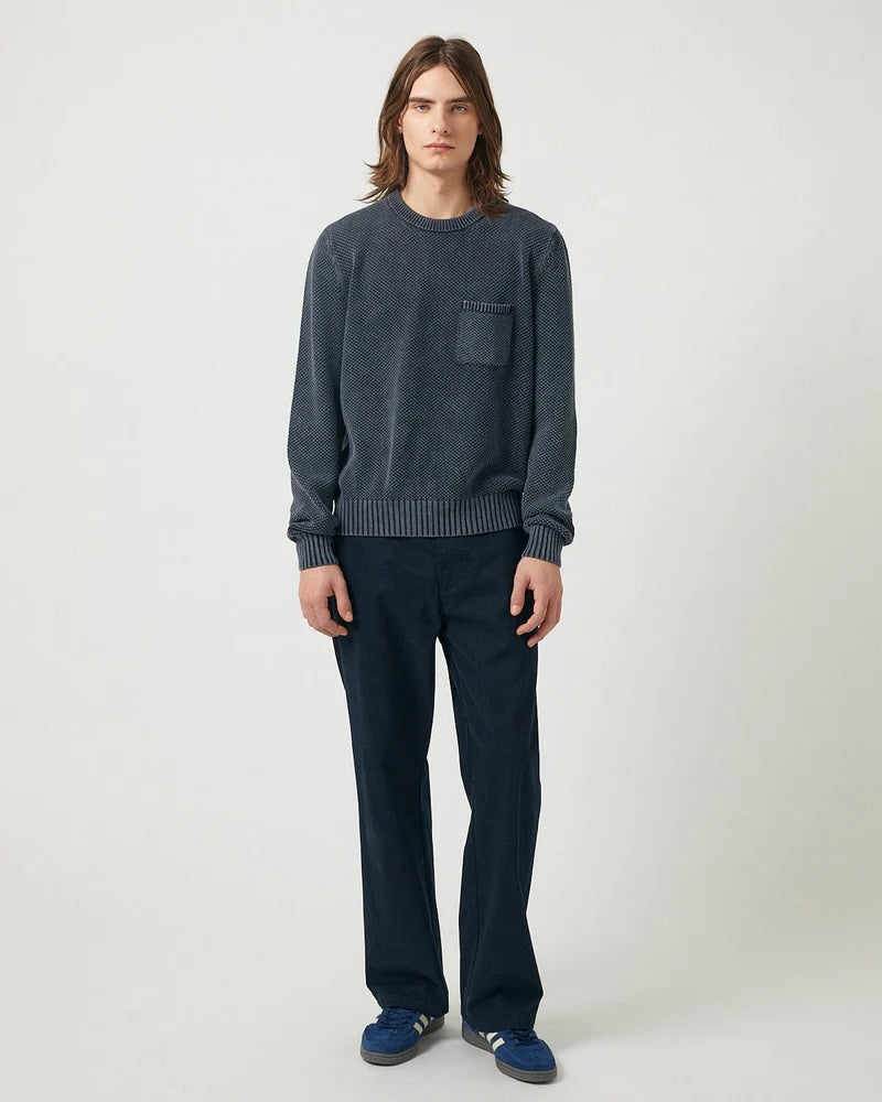 Corridor Moleskin Trouser - Navy Men's Bottoms - Sloane Boutique
