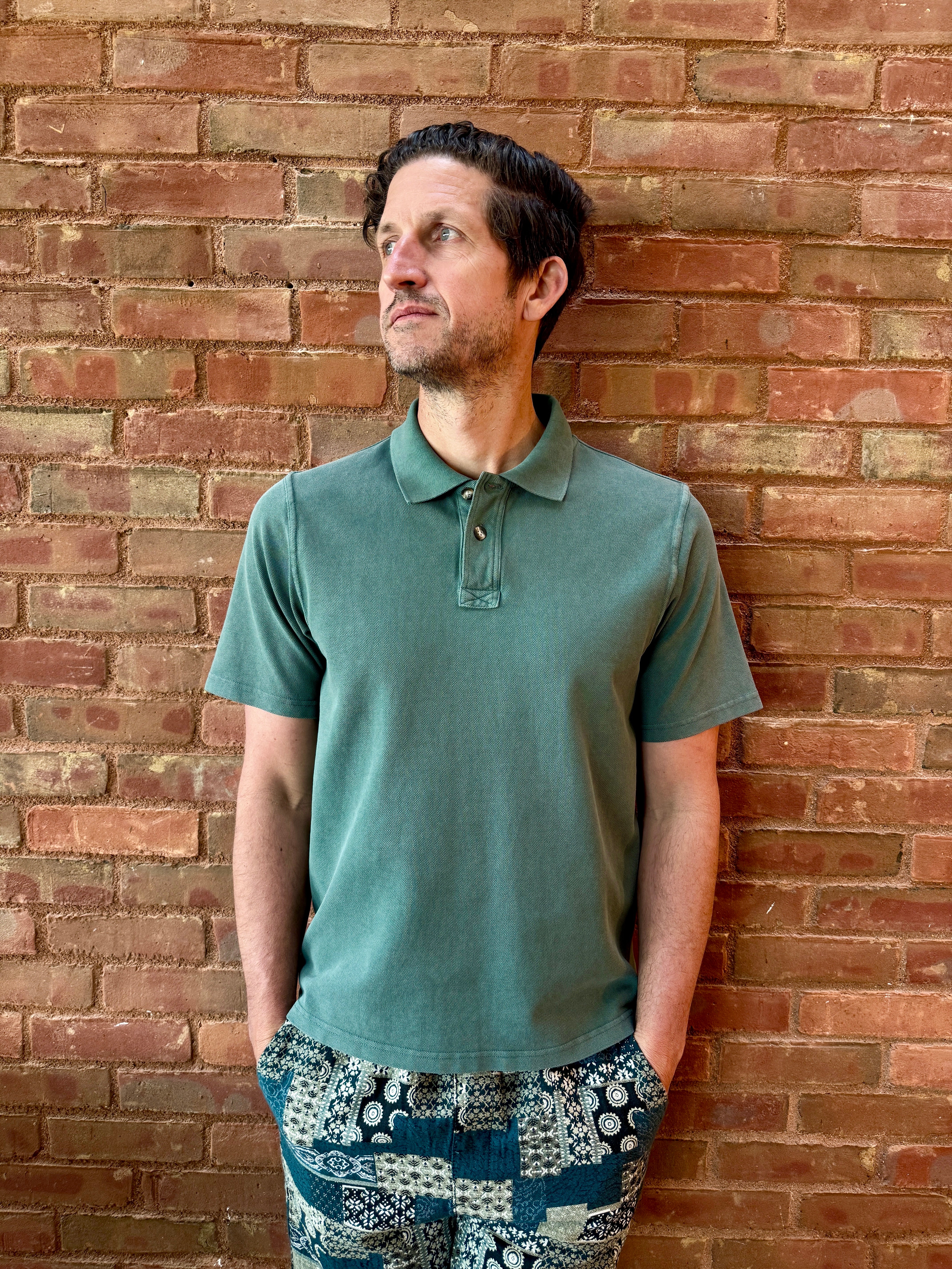Corridor Pique Polo - Army Men's Tops - Sloane Boutique